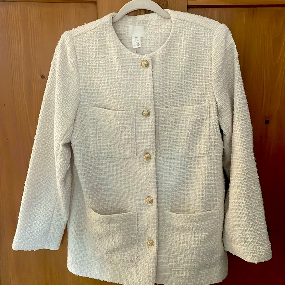 H&M tweed blazer